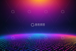 渐变背景发光点状图案