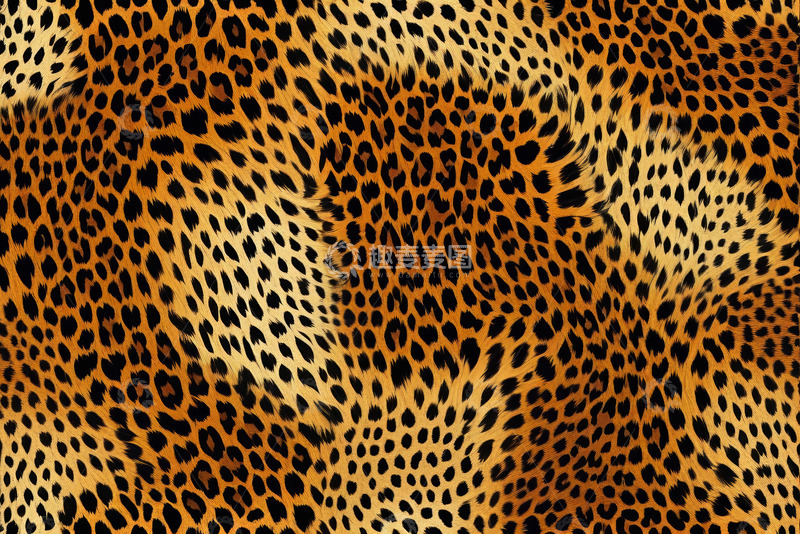 高清大图下载【趣麦麦图】豹纹纹理背景图案素材