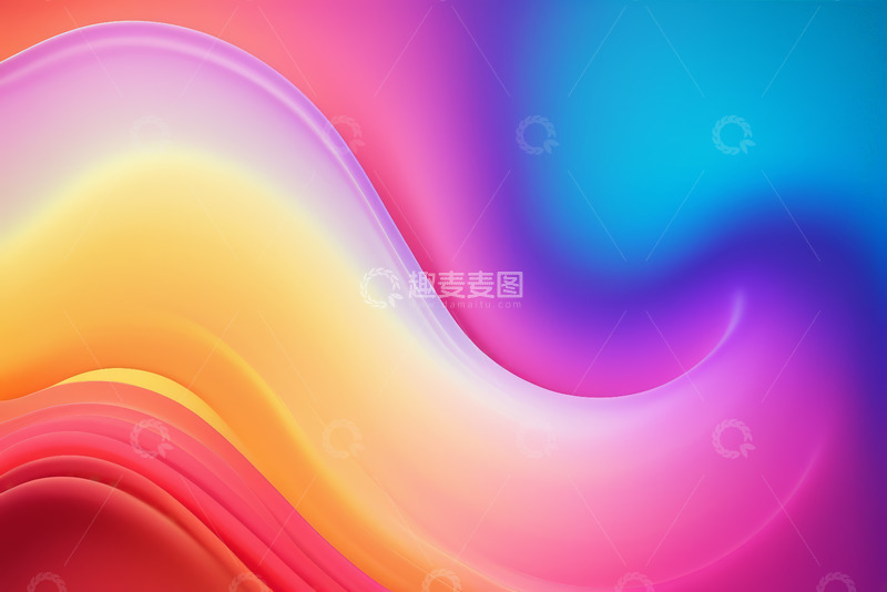 高清大图下载【趣麦麦图】渐变色彩抽象背景图