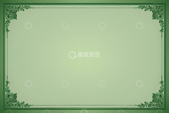 绿色背景装饰框架素材