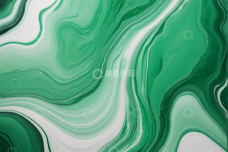 高清大图下载【趣麦麦图】绿色液体纹理艺术背景