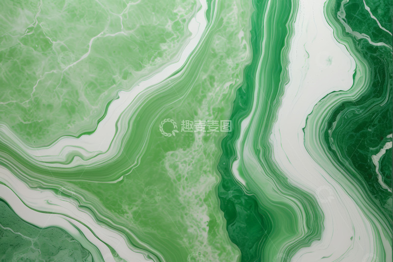 高清大图下载【趣麦麦图】绿色液体纹理艺术背景