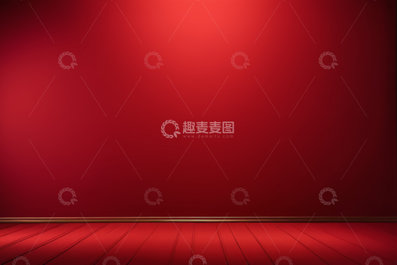 高清大图下载【趣麦麦图】红色背景舞台场景