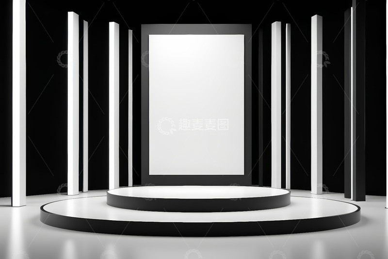 高清大图下载【趣麦麦图】现代风格产品展示舞台背景