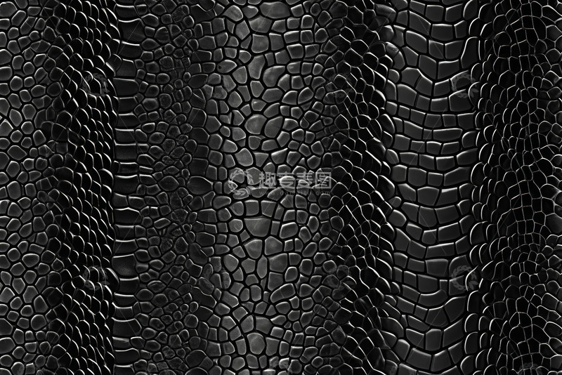 高清大图下载【趣麦麦图】黑色仿鳄鱼皮纹理素材