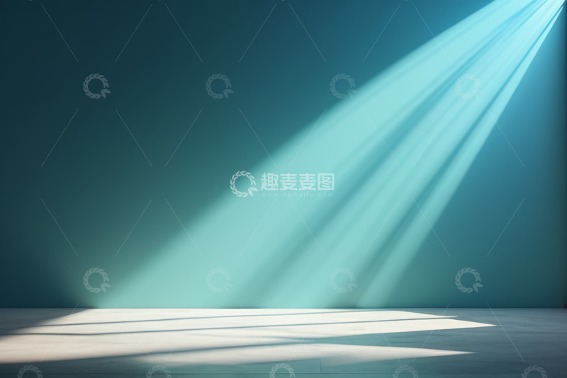 高清大图下载【趣麦麦图】蓝色背景下的光影效果