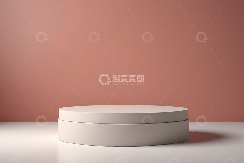 高清大图下载【趣麦麦图】简约背景圆形展示台