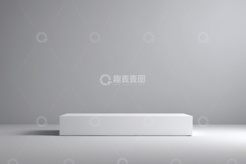 高清大图下载【趣麦麦图】白色展示台背景