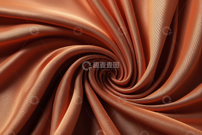 高清大图下载【趣麦麦图】橙色织物纹理特写
