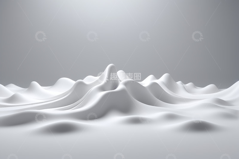 高清大图下载【趣麦麦图】白色抽象地形背景