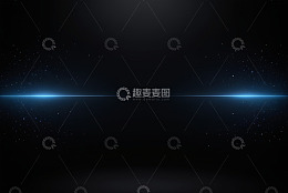 黑色背景蓝色光效素材