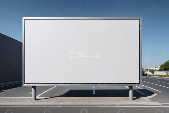 户外空白广告牌
