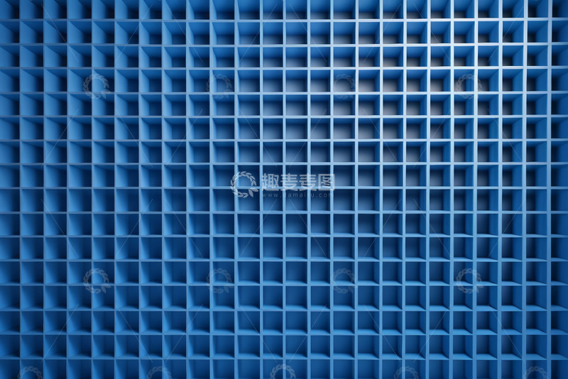 高清大图下载【趣麦麦图】蓝色几何形状背景素材