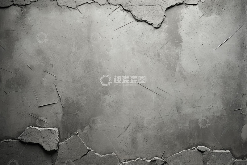 高清大图下载【趣麦麦图】灰色裂纹墙面纹理素材
