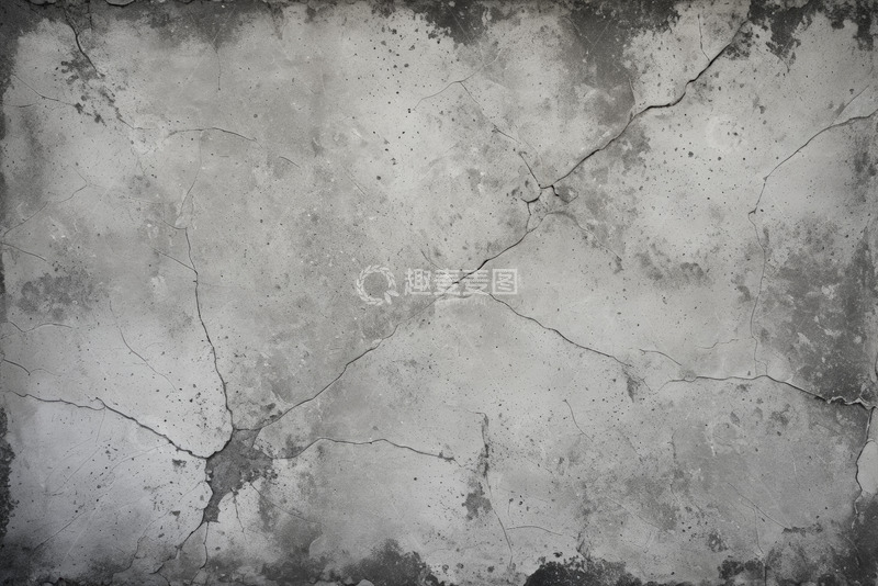 高清大图下载【趣麦麦图】灰白色裂纹墙面纹理素材