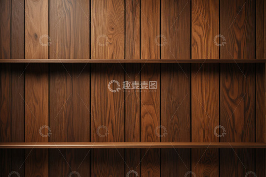 木质背景空置物架素材