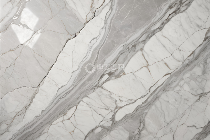 高清大图下载【趣麦麦图】灰白大理石纹理装饰背景