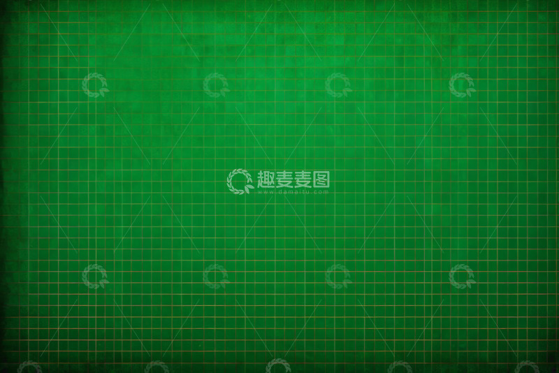 高清大图下载【趣麦麦图】绿色网格背景素材