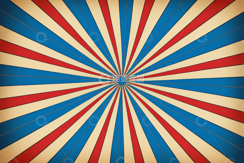 高清大图下载【趣麦麦图】红蓝放射状复古背景素材