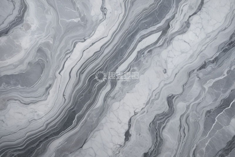 高清大图下载【趣麦麦图】灰白大理石纹理背景