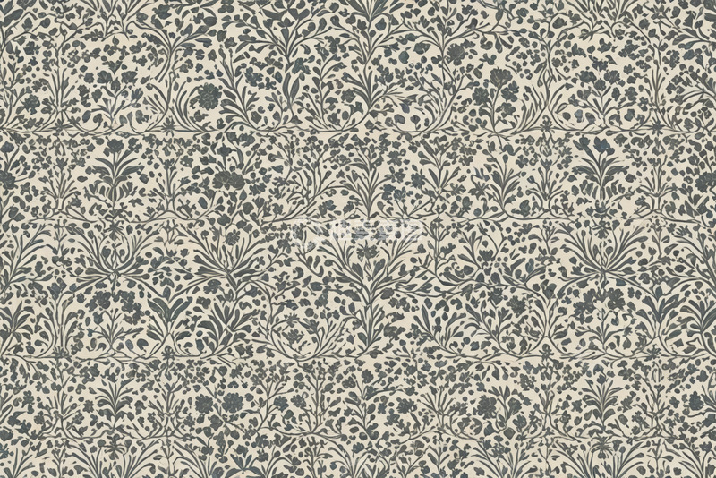 高清大图下载【趣麦麦图】复古花卉图案素材