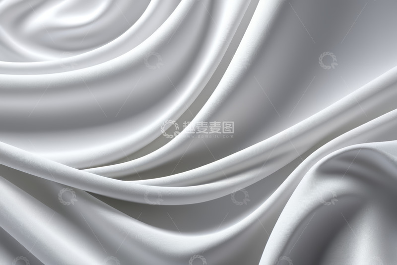 高清大图下载【趣麦麦图】白色丝绸纹理背景