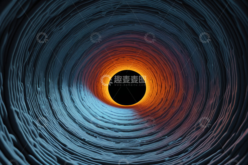 高清大图下载【趣麦麦图】抽象艺术隧道光影素材