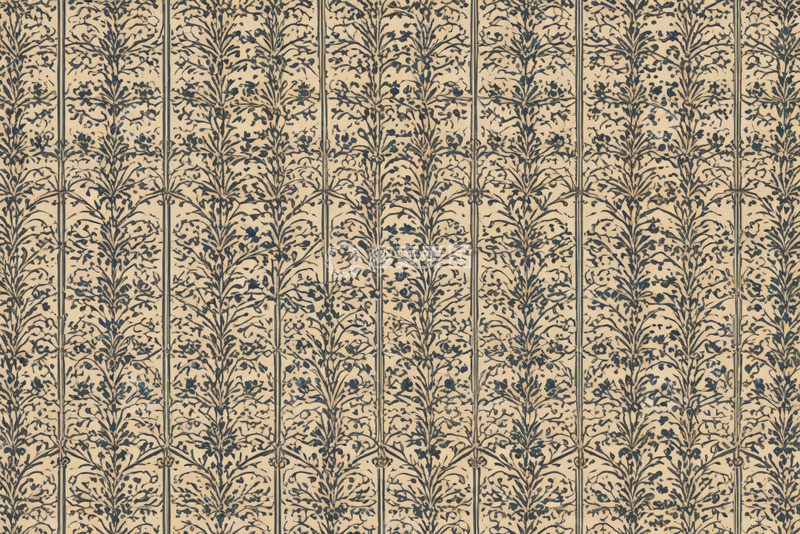 高清大图下载【趣麦麦图】复古花卉图案背景纹理