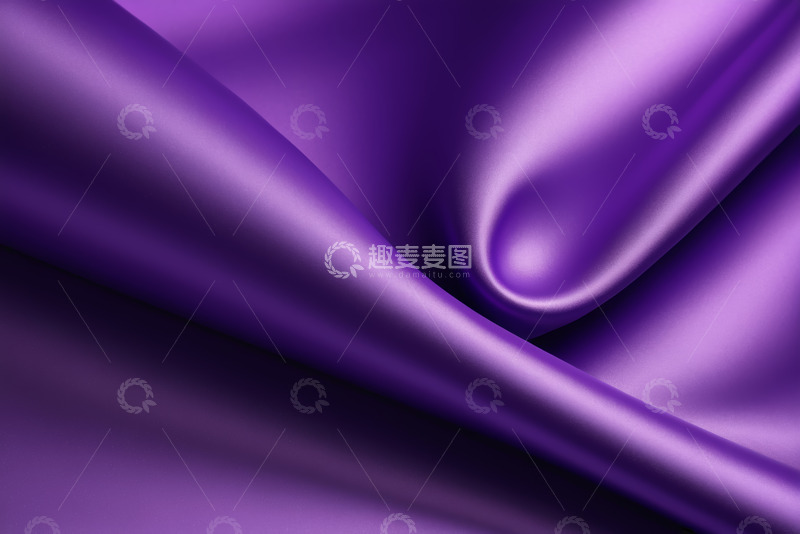 高清大图下载【趣麦麦图】紫色丝绸质感背景