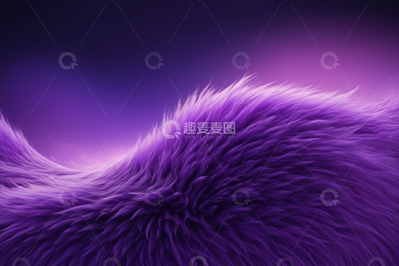 高清大图下载【趣麦麦图】紫色毛绒质感背景素材