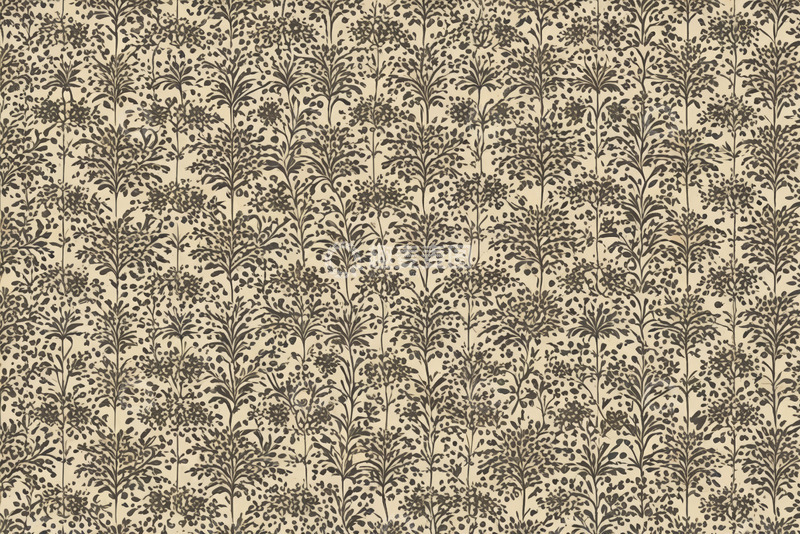 高清大图下载【趣麦麦图】复古花卉图案背景纹理