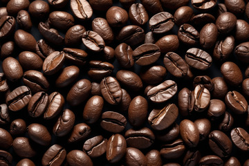 咖啡豆特写素材