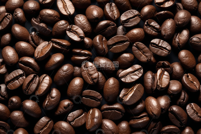 高清大图下载【趣麦麦图】咖啡豆特写素材