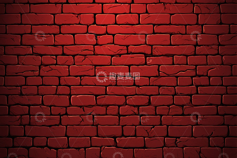 红色砖墙背景素材