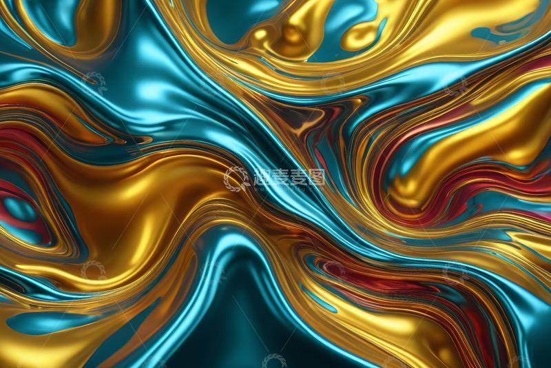 高清大图下载【趣麦麦图】流体艺术抽象背景图案
