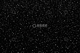 黑色背景飘落的雪花