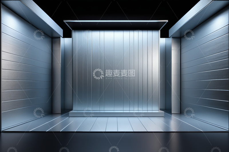 高清大图下载【趣麦麦图】现代金属质感室内空间
