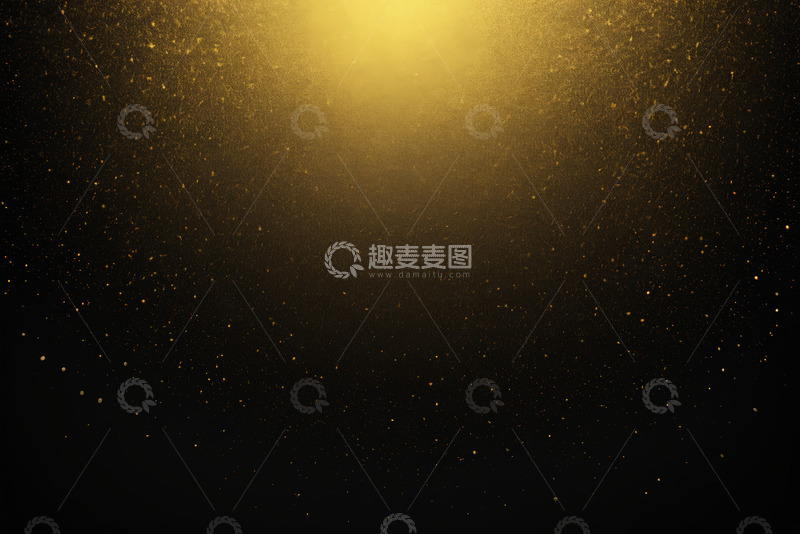 高清大图下载【趣麦麦图】金色发光粒子背景