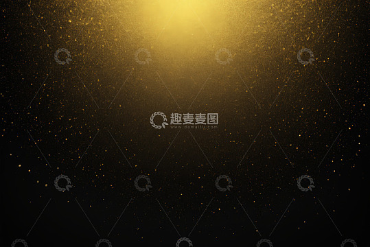 金色发光粒子背景