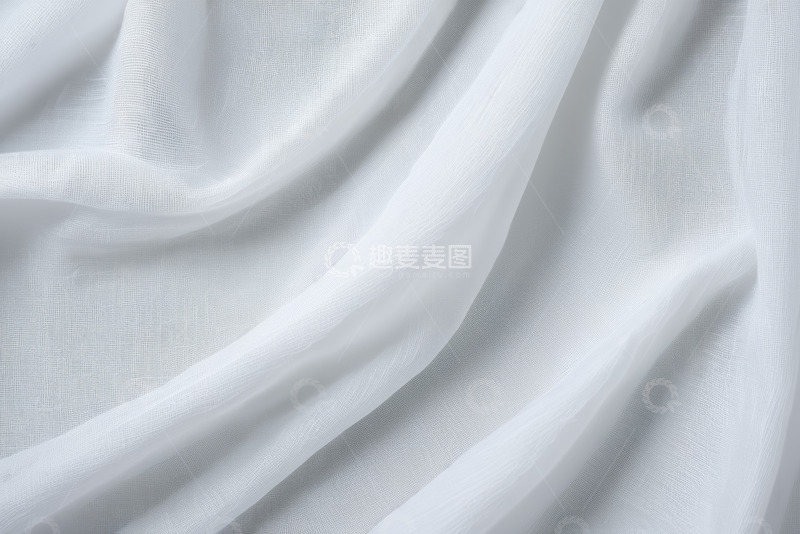 高清大图下载【趣麦麦图】白色织物纹理特写