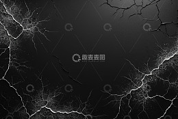黑色背景裂纹纹理素材