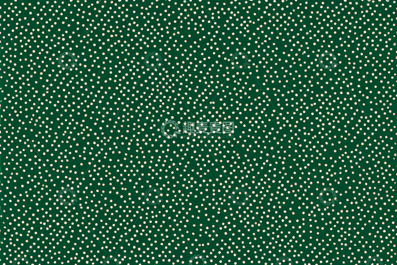 高清大图下载【趣麦麦图】绿色背景白色波点图案
