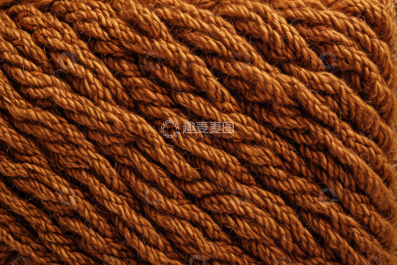 高清大图下载【趣麦麦图】棕色毛线特写