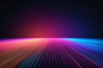 渐变炫彩线条背景