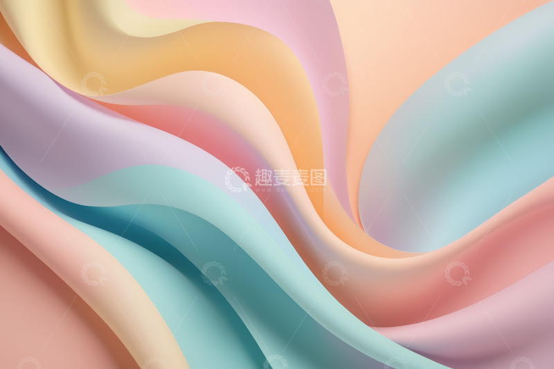 高清大图下载【趣麦麦图】柔和渐变抽象背景图案