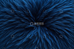 蓝色毛绒质感背景素材