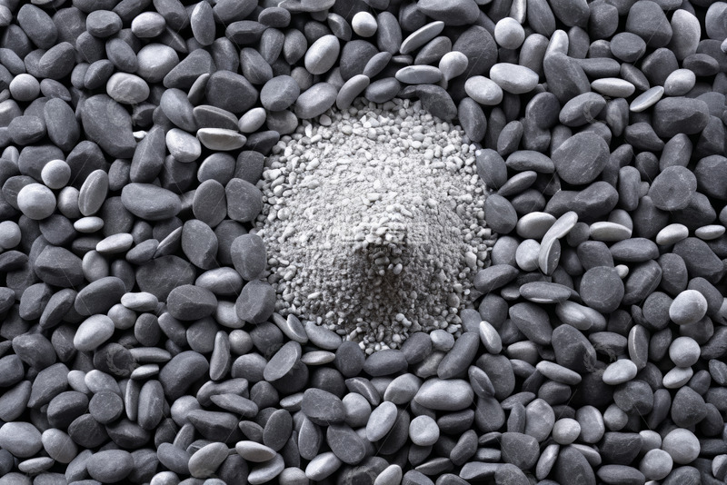 高清大图下载【趣麦麦图】鹅卵石与碎石特写