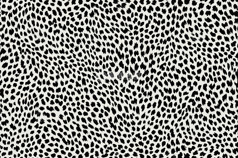 高清大图下载【趣麦麦图】黑白豹纹图案背景素材