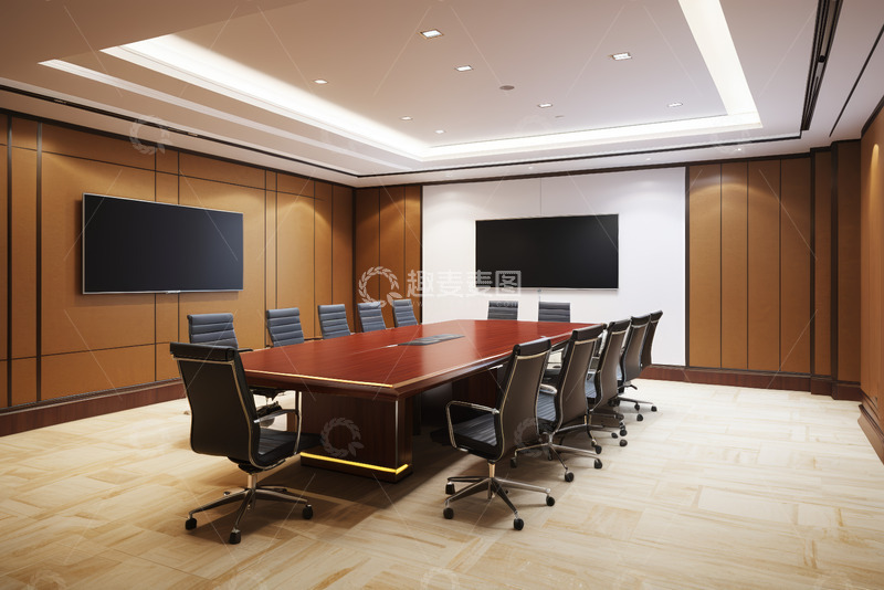 高清大图下载【趣麦麦图】现代风格会议室会议场景