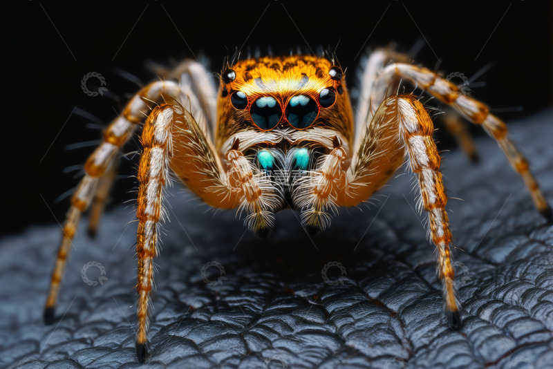 高清大图下载【趣麦麦图】跳蛛微距特写